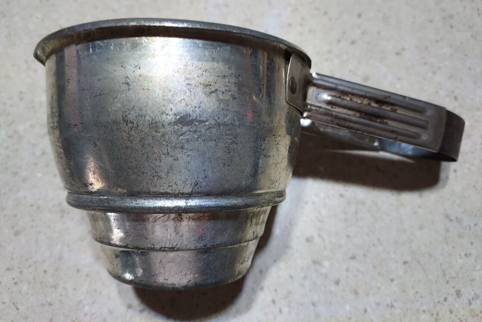 Foley Vintage Aluminum Small 1 Cup Flour Sifter With Squeeze Handle 🔥