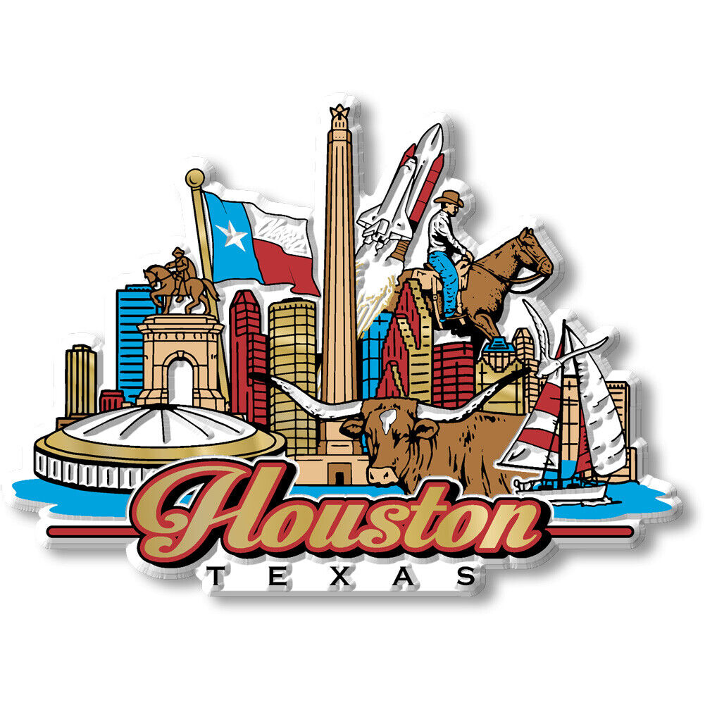 Houston, Texas Magnet by Classic Magnets