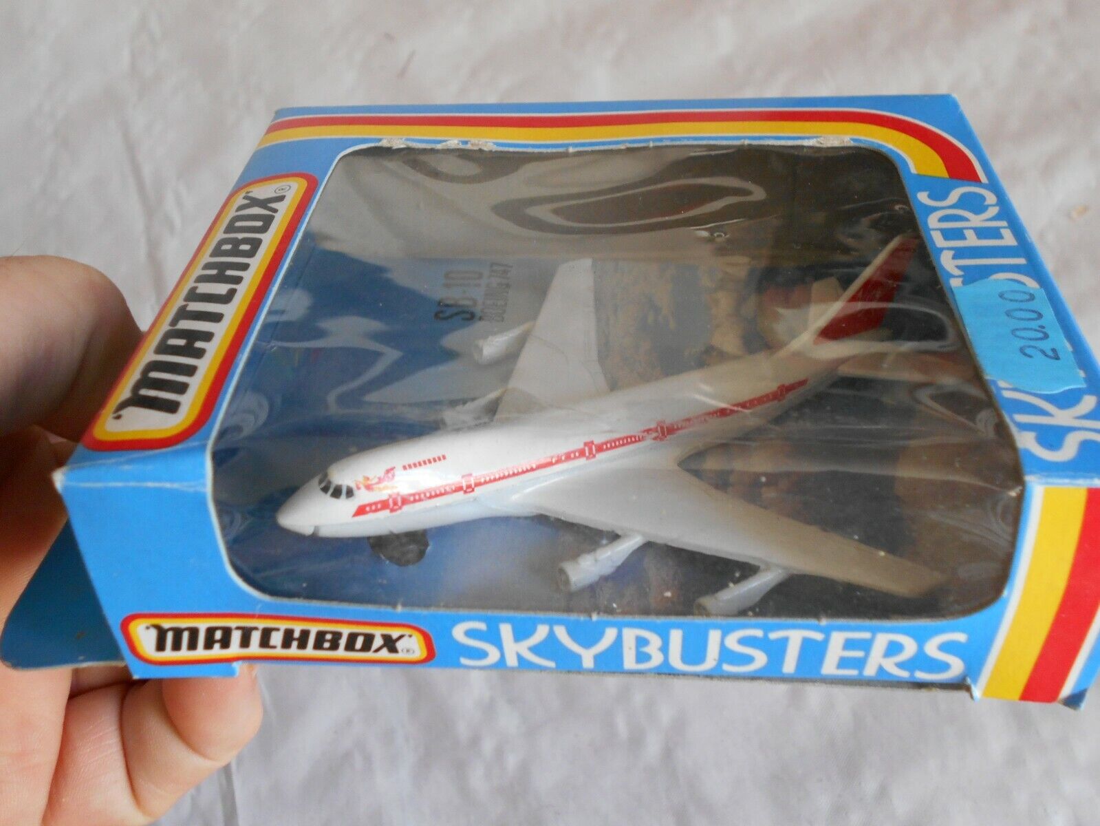 Matchbox Skybusters SB-10 Boeing 747 VIRGIN livery 1980s boxed