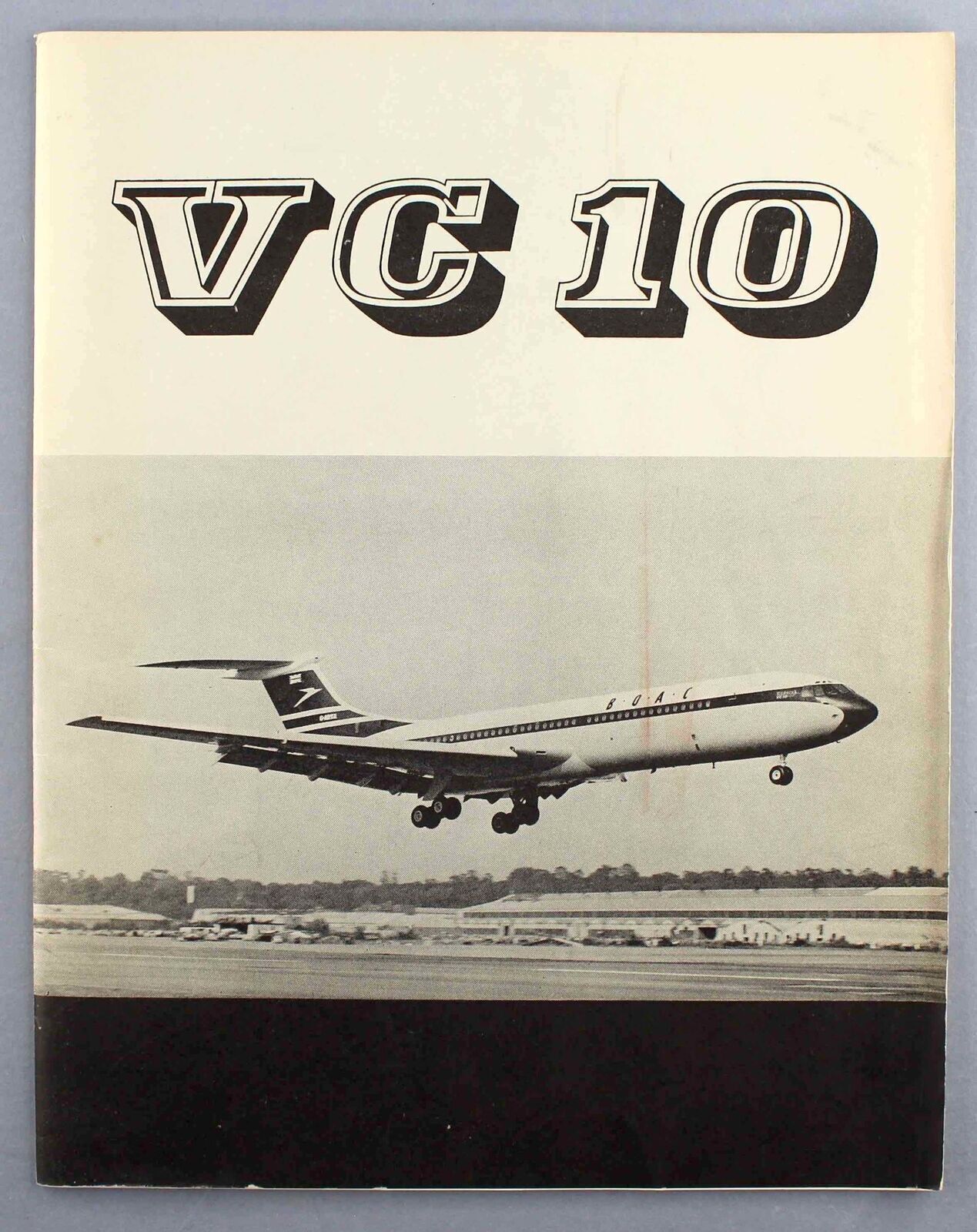 VICKERS VC10 OFFICIAL MANUFACTURERS BROCHURE 1962 TECHNICAL BOAC BAC