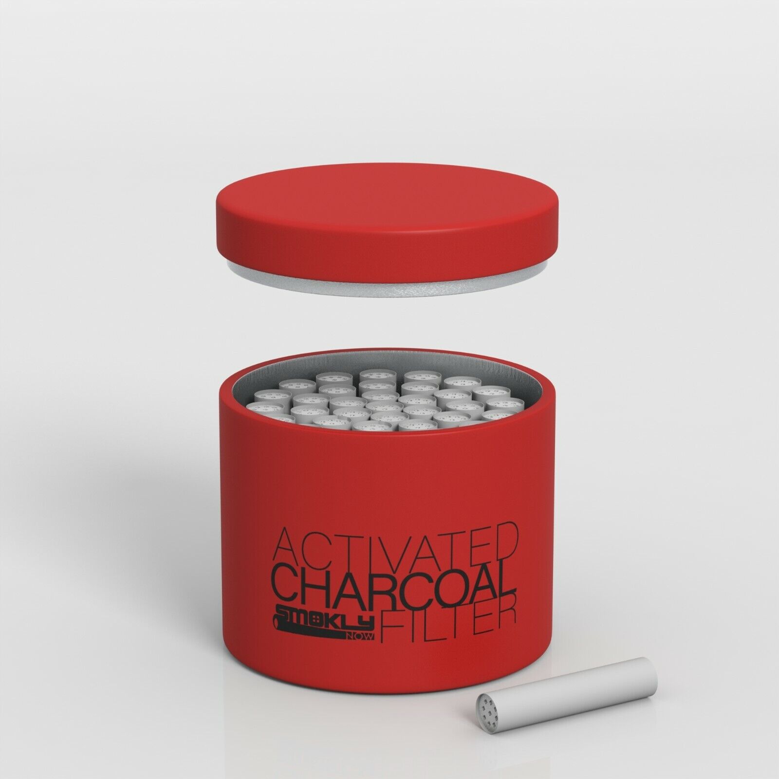 SmoklyNow Charcoal Cigarette Filter – Handmade Ultra Slim Filter (6mm x 30pcs)