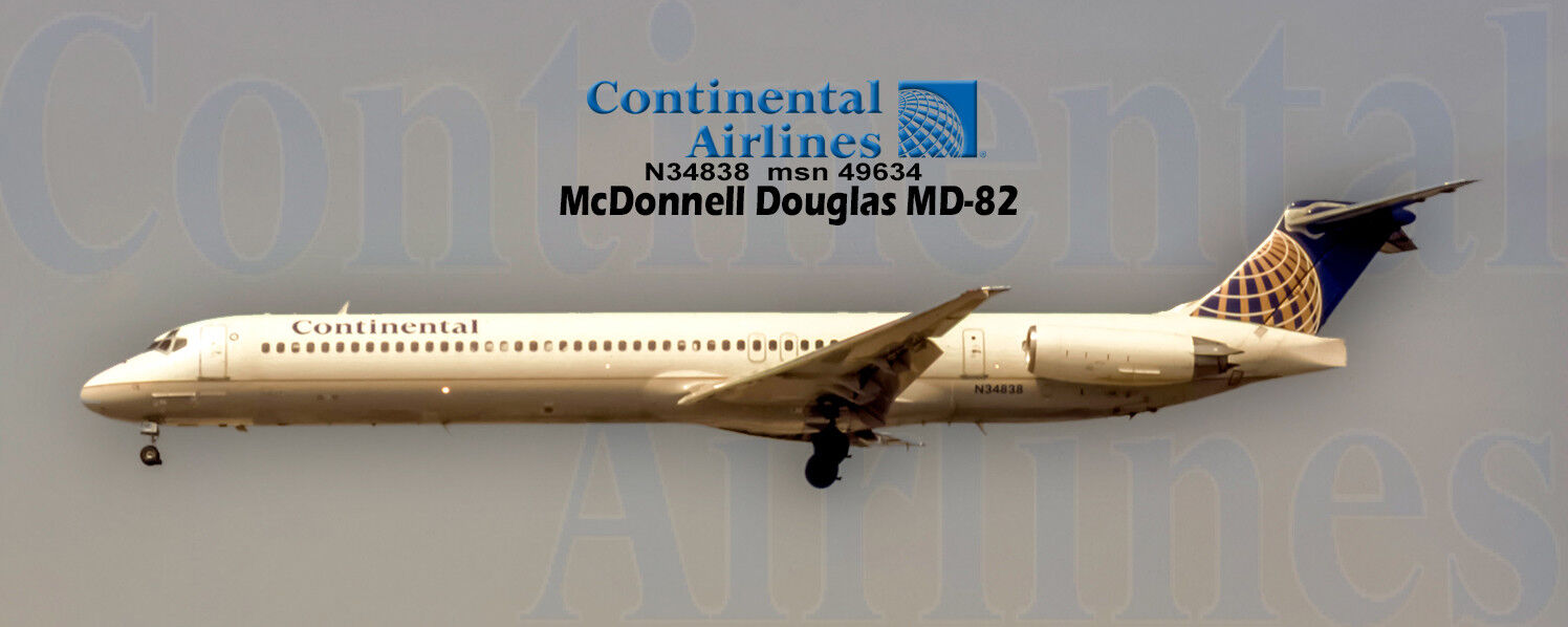 Continental Airlines MD-82 Handmade 2