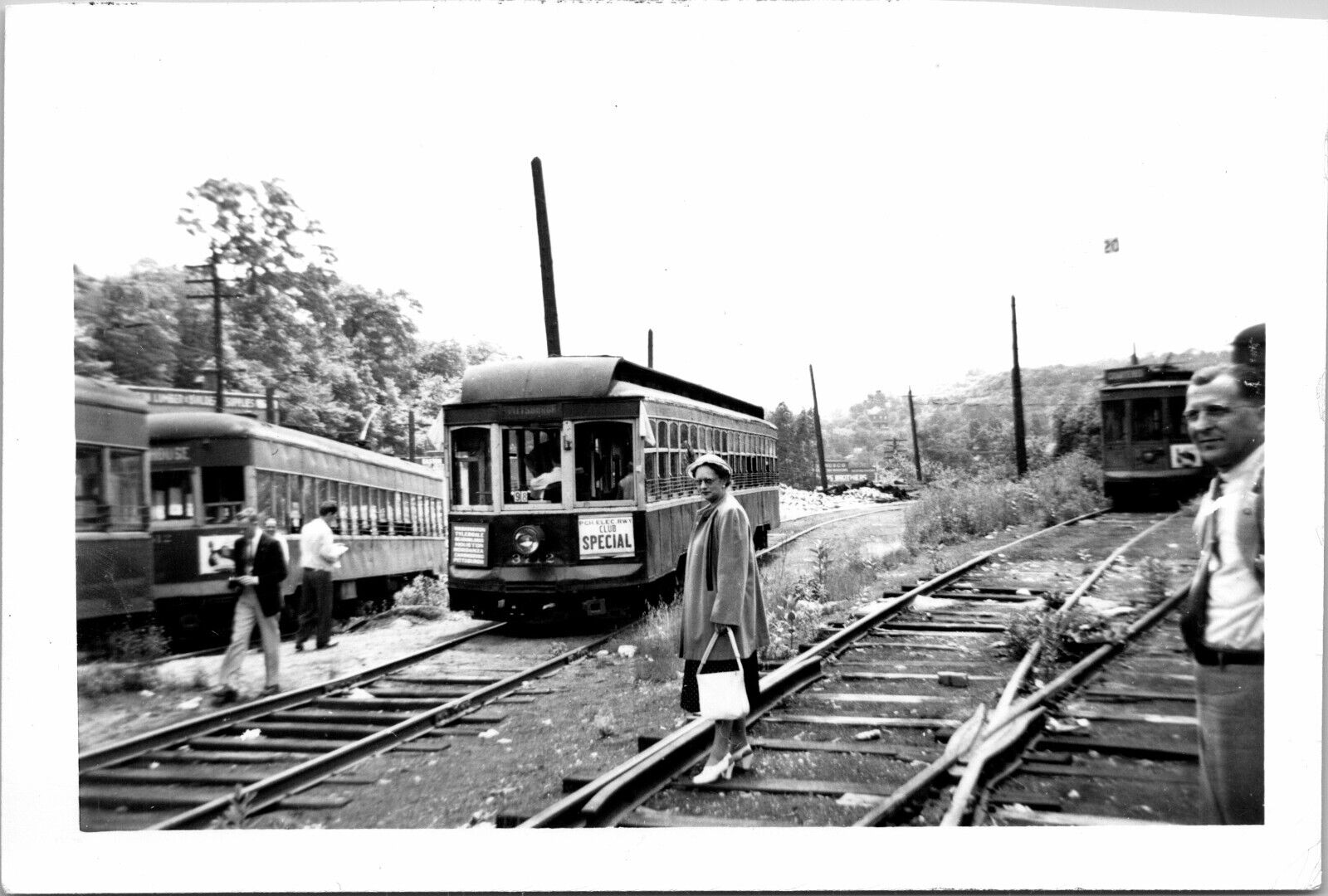 Pennsylvania Railway Special Pittsburgh Club Streetcar Interurban 3.5 X 5\