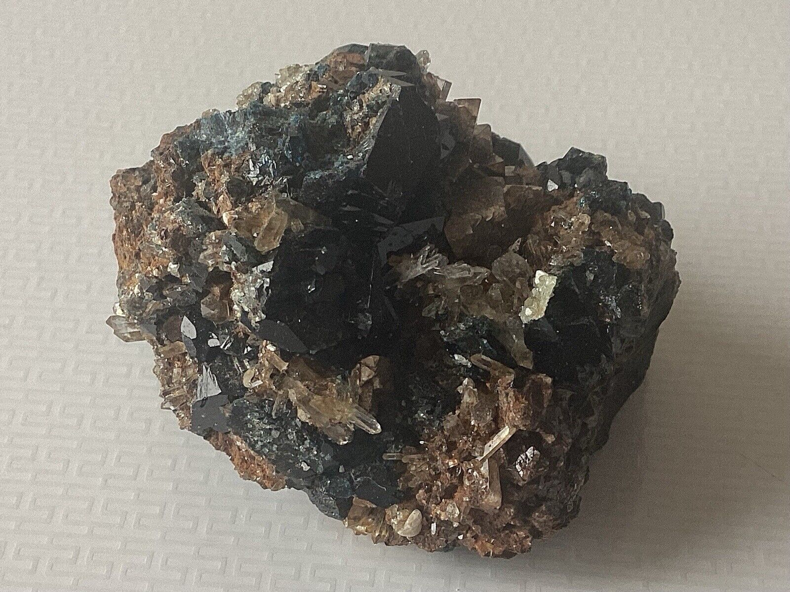 Lazulite, Siderite & Quartz (Canada) *CRYSTALS GALORE - RARE*