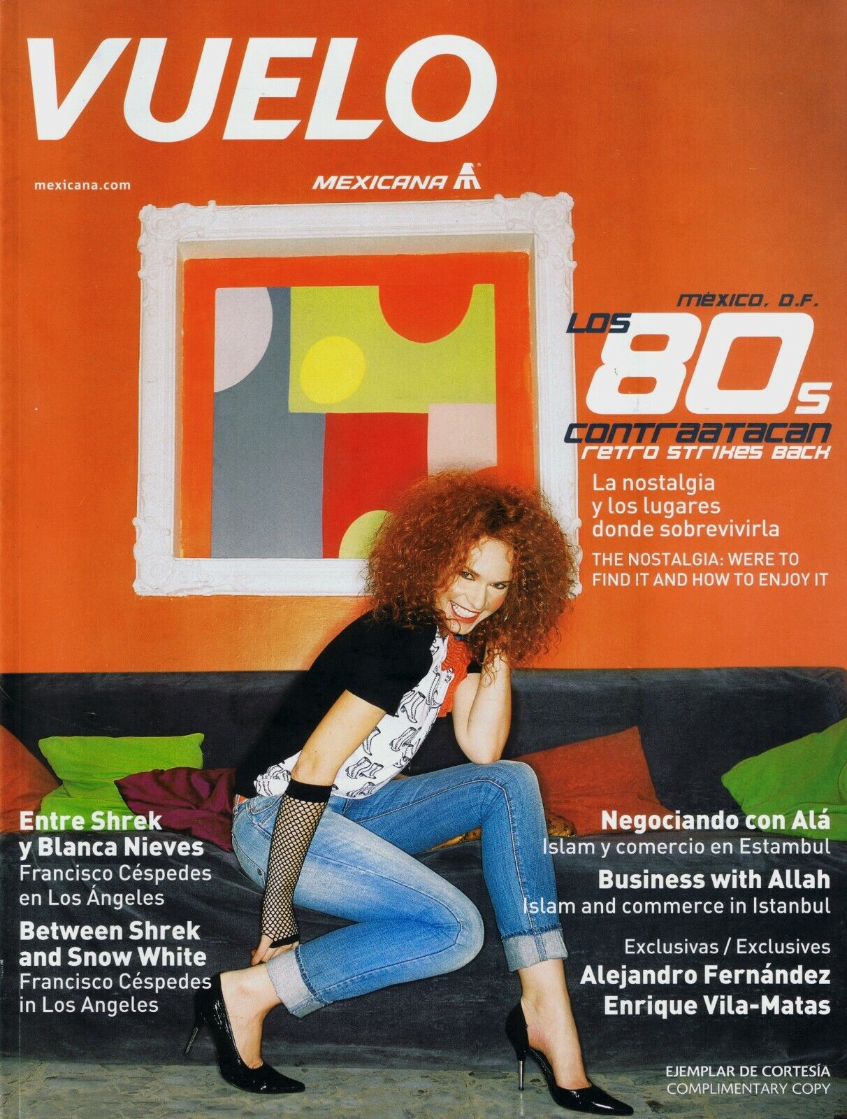 Mexicana Vuelo Inflight Magazine  October 2004 =