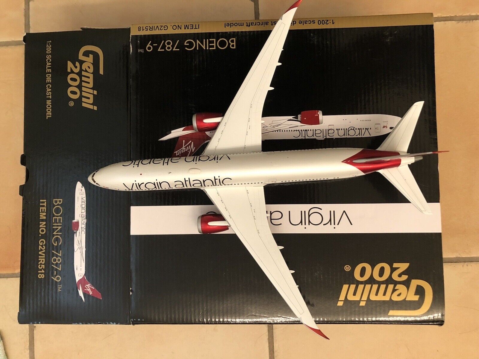Virgin Atlantic Collectible 1/200 Scale Airplane Collection