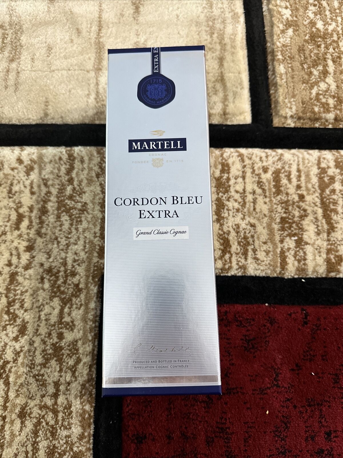 Martell Cordon Bleu Extra 1L empty bottle + BOX+ MINT CONDITION