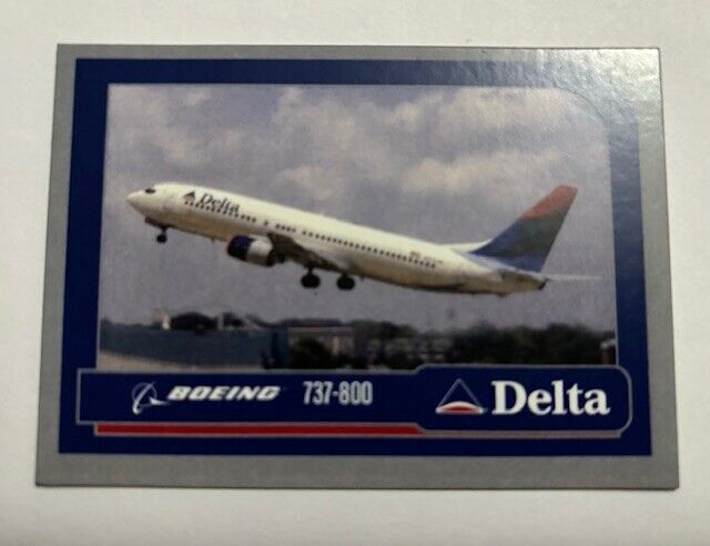 2003 Delta Air Lines Boeing 737-800 Aircraft Pilot Trading Card #5