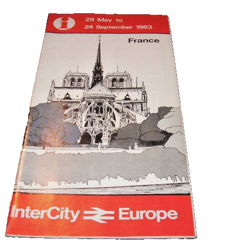 1983 BRITISH RAIL INTER CITY EUROPE FRANCE