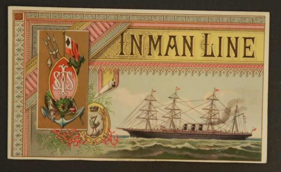 Inman Line Trade Card 5