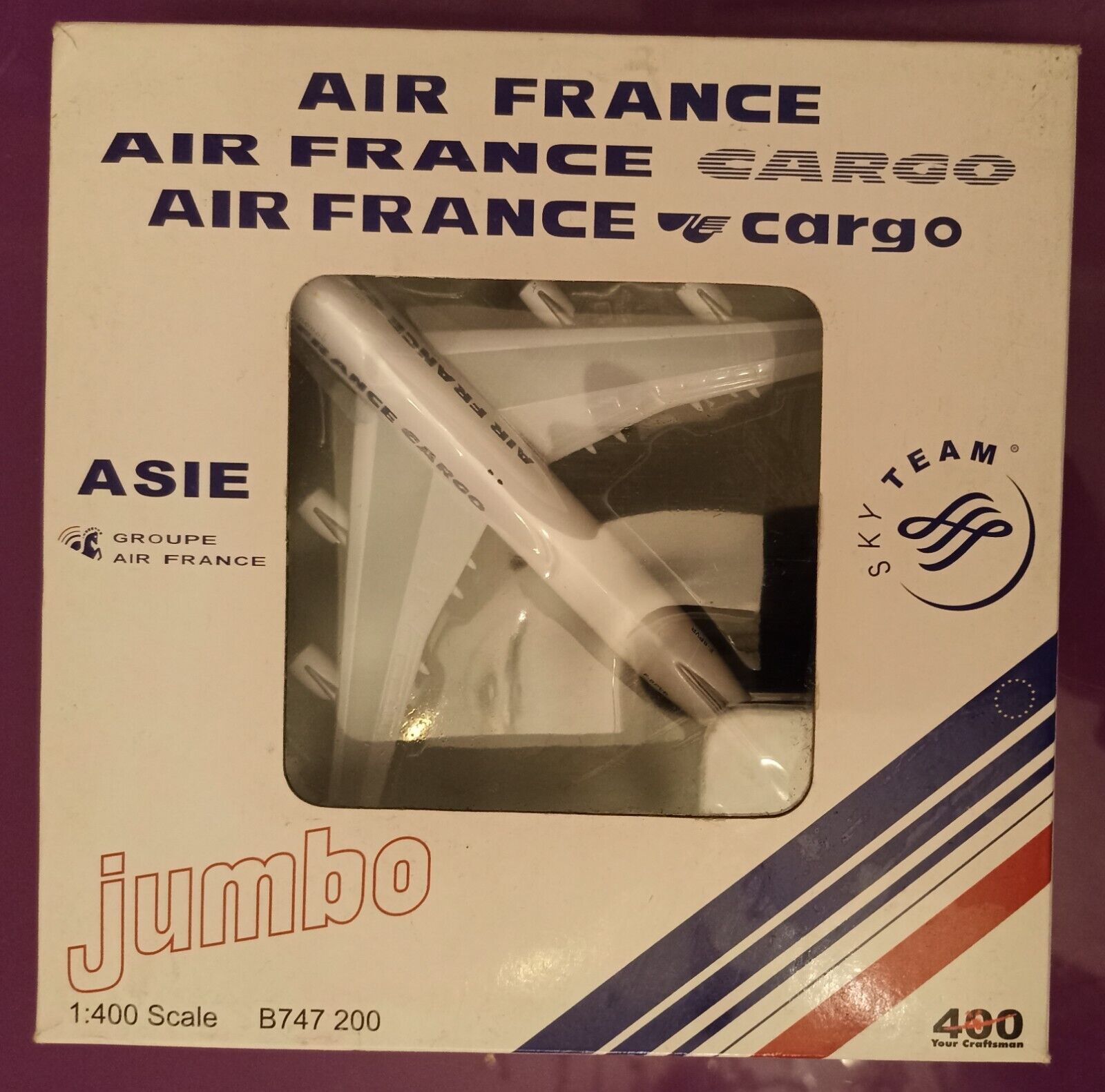 AIR FRANCE CARGO Jumbo B747 200 1:400 Scale
