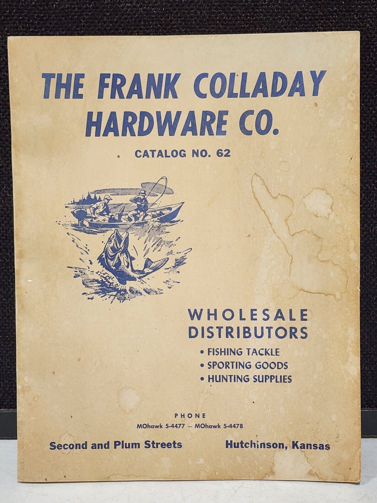 1962 The Frank Colladay Hutchinson Kansas Hardware Catalog NO 62 COMPLETE