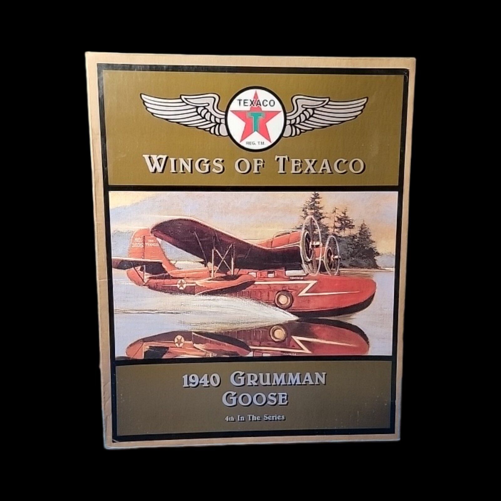 Ertl F900 Wings of Texaco 1940 Grumman Goose Airplane Coin Bank - New In Box 4th