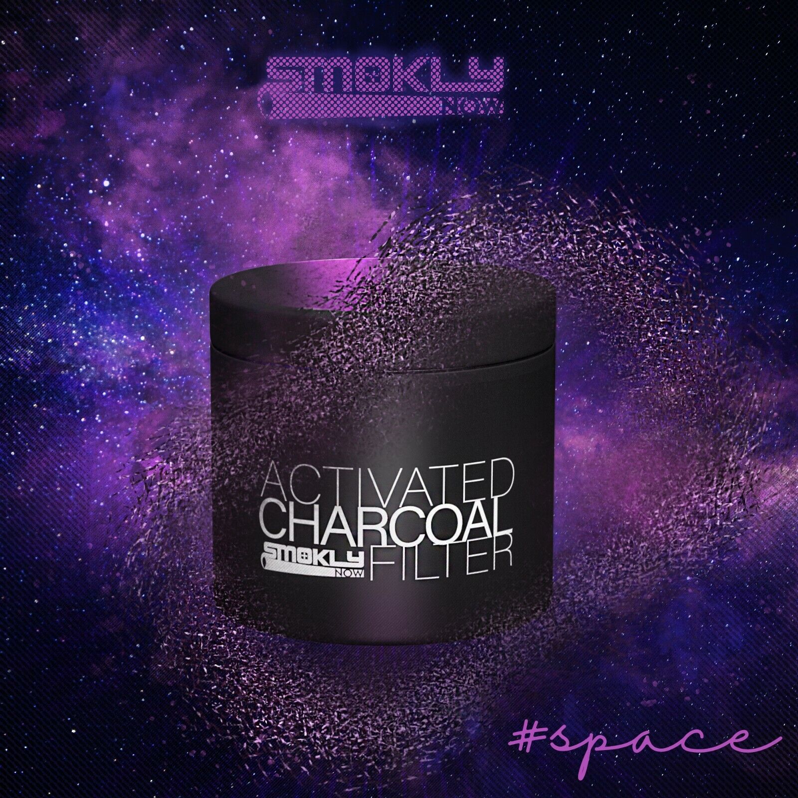 SmoklyNow Charcoal Cigarette Filter – Handmade Ultra Slim Filter (6mm x 45pcs)