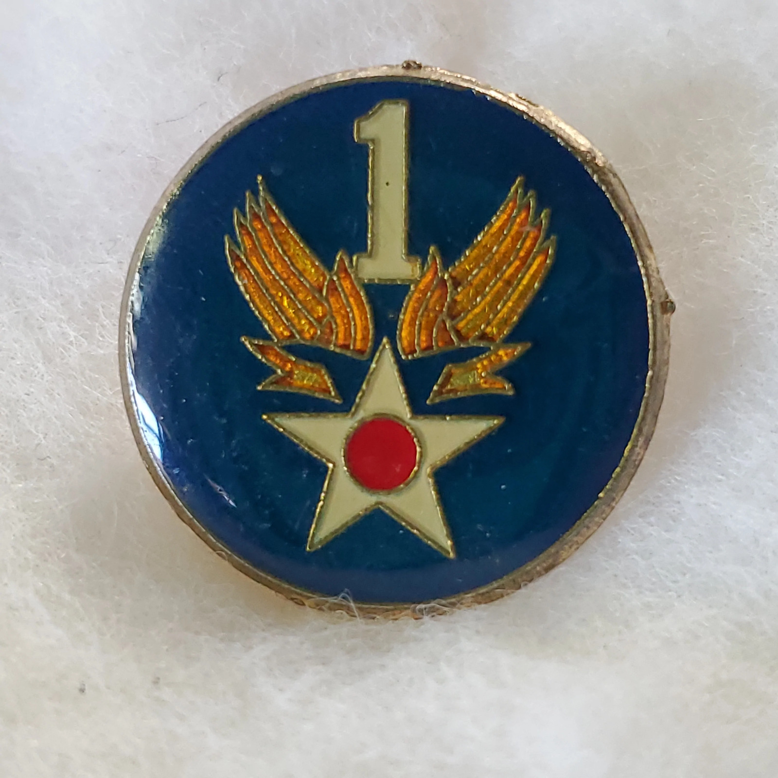 Vintage 1st Air Force Pin, Enamel (M3)