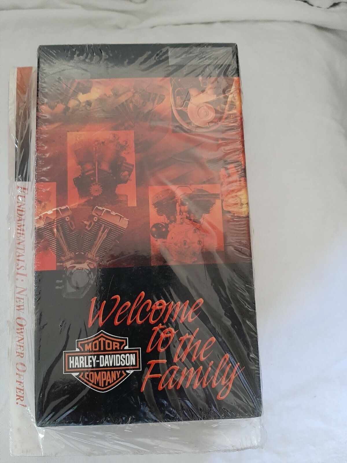 Vintage Welcome To The Family Harley - Davidson New Vhs Tape Manuels In Package 