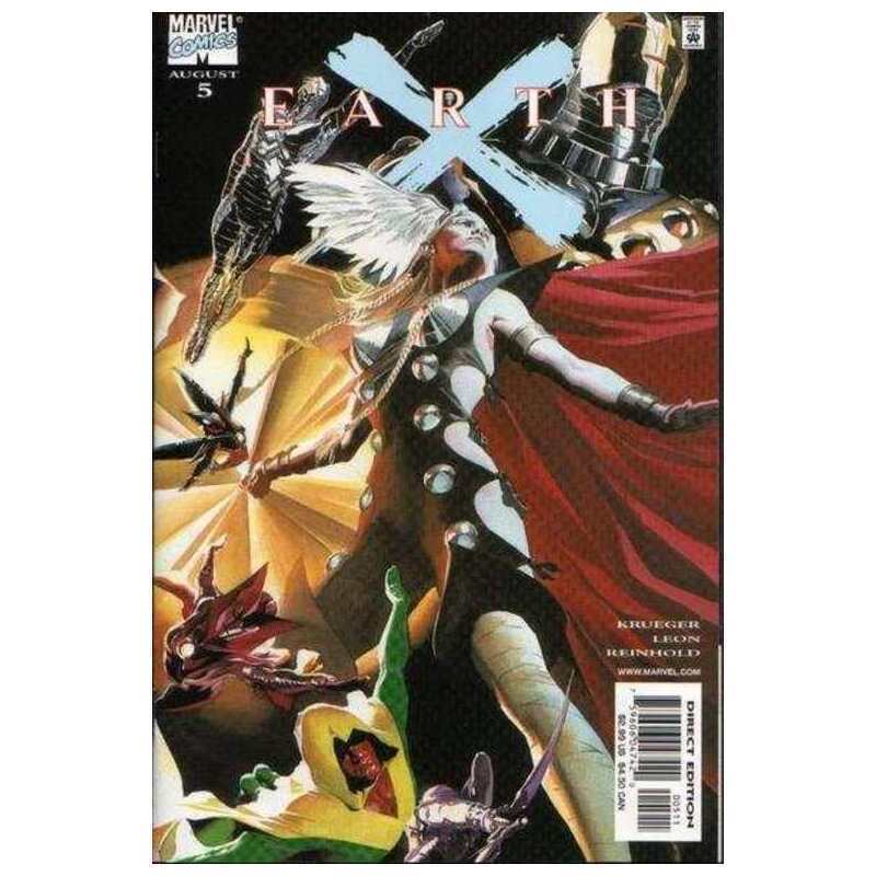 Earth X #5 in Near Mint condition. Marvel comics [r}