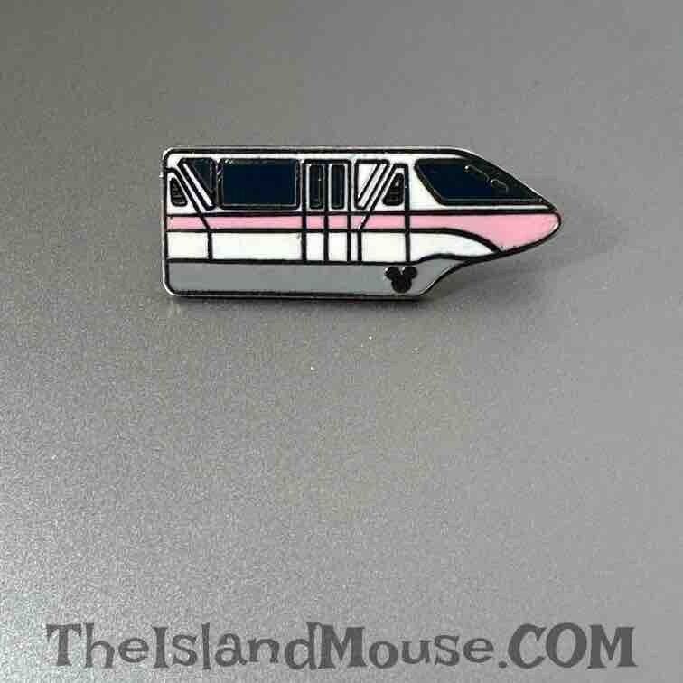 Authentic Retired Disney WDW HM Monorail Cockpit Pink Pin (U2:56286)