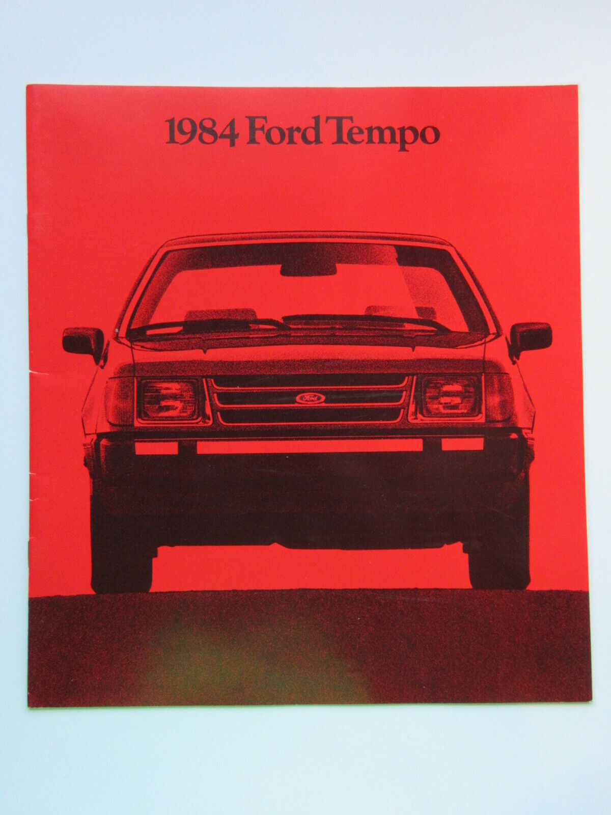 1984 Ford Tempo Sales Brochure Catalog GLX GL TEMPO L 24 pages