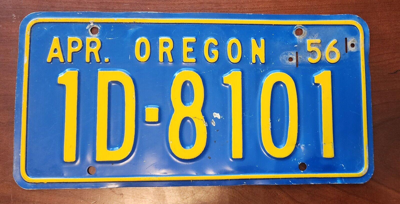 1956 1957 1958 1959 Oregon License Plate Nice