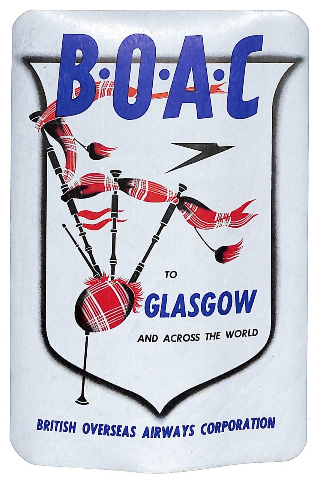 BOAC British Overseas Airways Corp. Glasgow 4