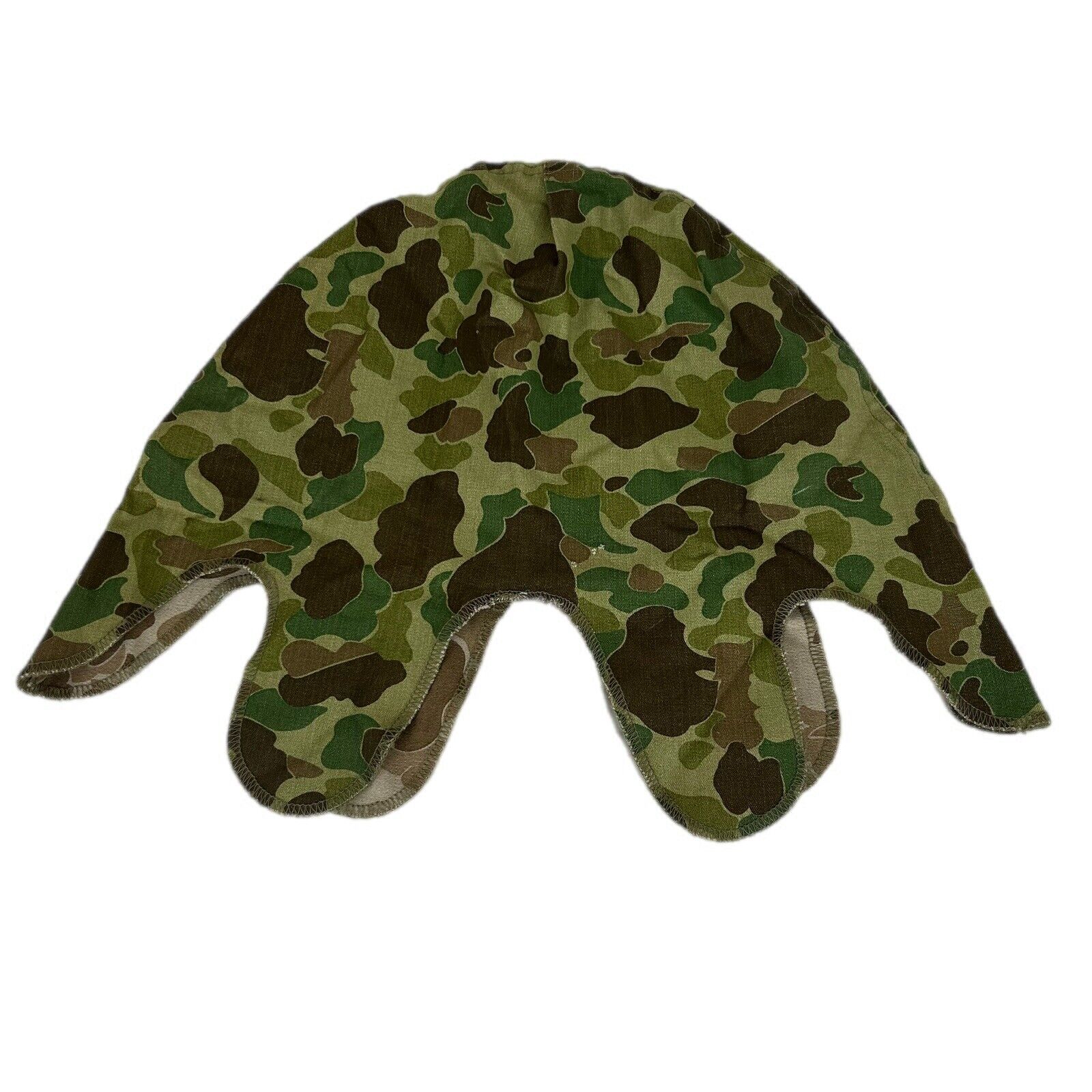 WW2 USMC Marine Corps Frog Skin HBT Helmet Cover