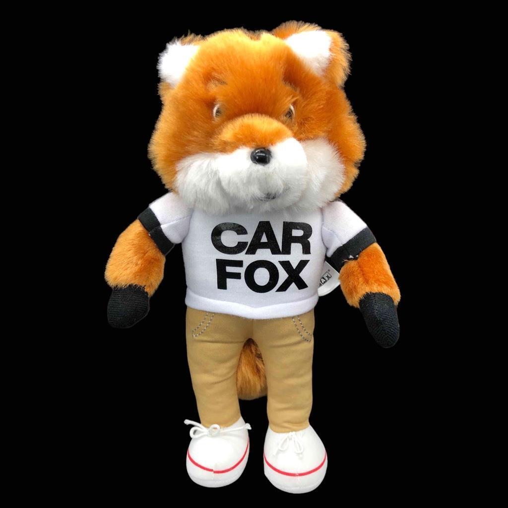 CarFax 10in. CAR FOX Mascot Plush Promo Advertising Stuffed Animal Show Me the