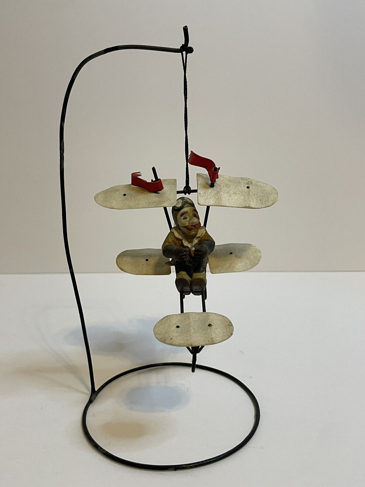 Vintage Hanging Pedal Airplane Decoration, Handmade in Phillipines