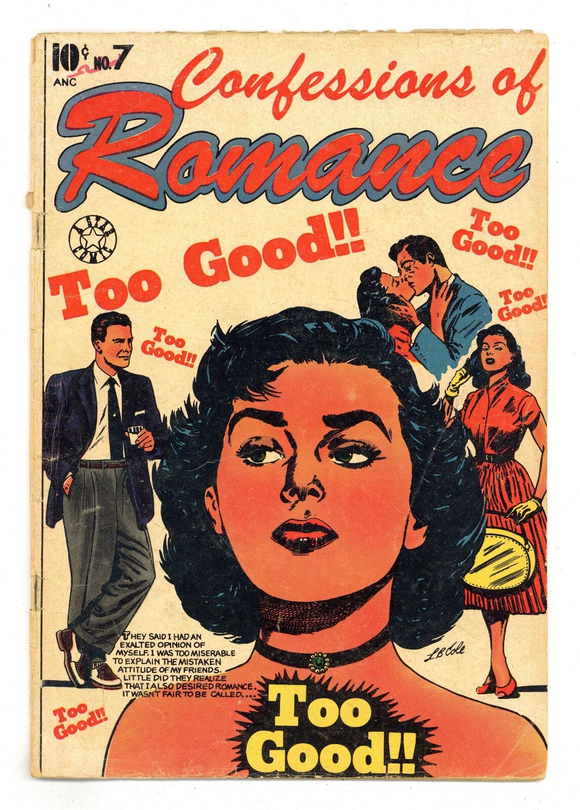 Confessions of Romance #7 VG- 3.5 1953
