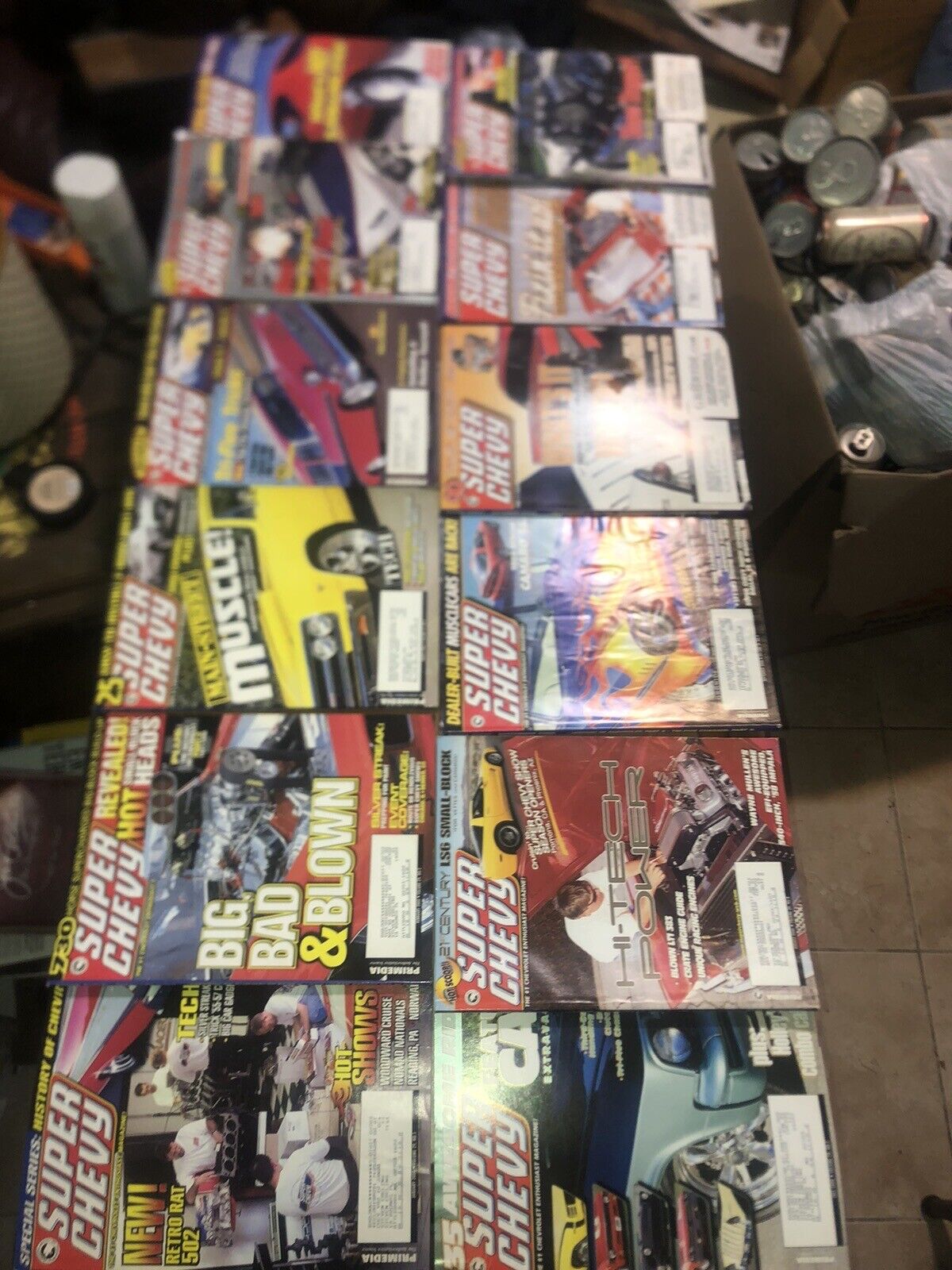 super chevy magazine lot(12) Full Year 2000 Volume 29 No. 1-12. Cars Antique
