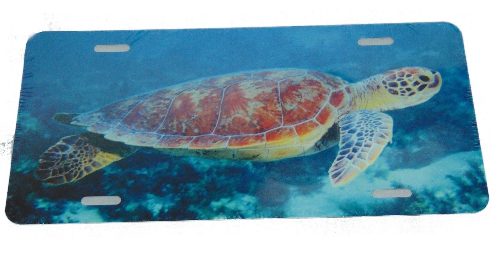 Sea Turtle License Plate 6 X 12 Inches New Aluminum Made In The Usa