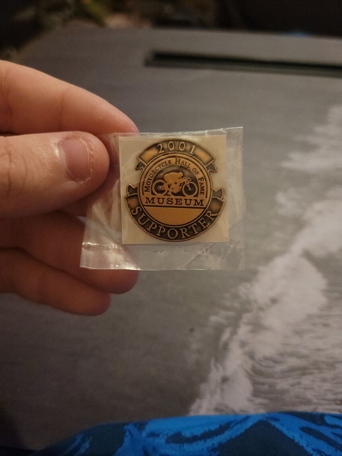 2001 Motorcycle Hall Of Fame Museum Supporters Pin
