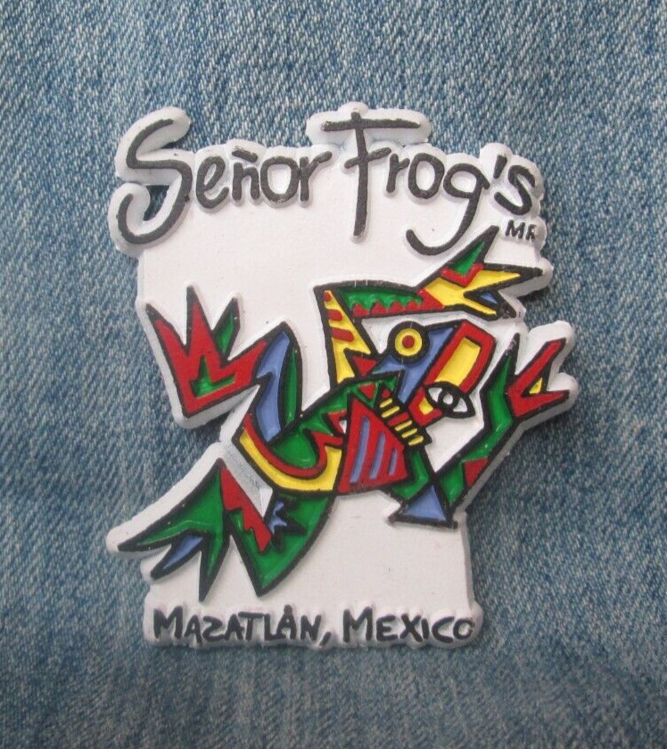 Senor Frog\'s Mazatlan Mexico Rubber Magnet Souvenir Refrigerator EBS35