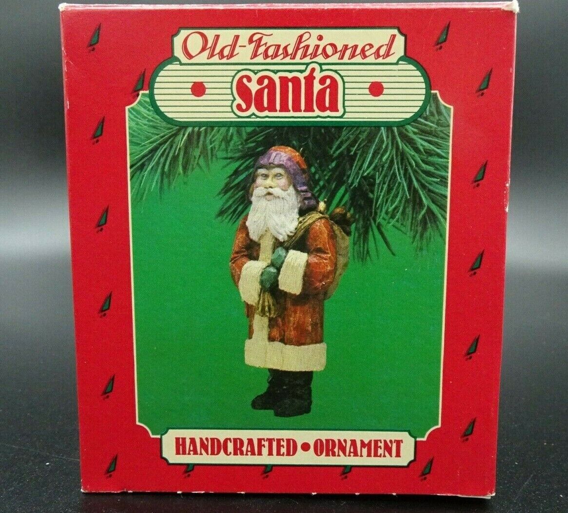 Vtg Hallmark Ornament 1986 Keepsake Old Fashioned Santa / 4\
