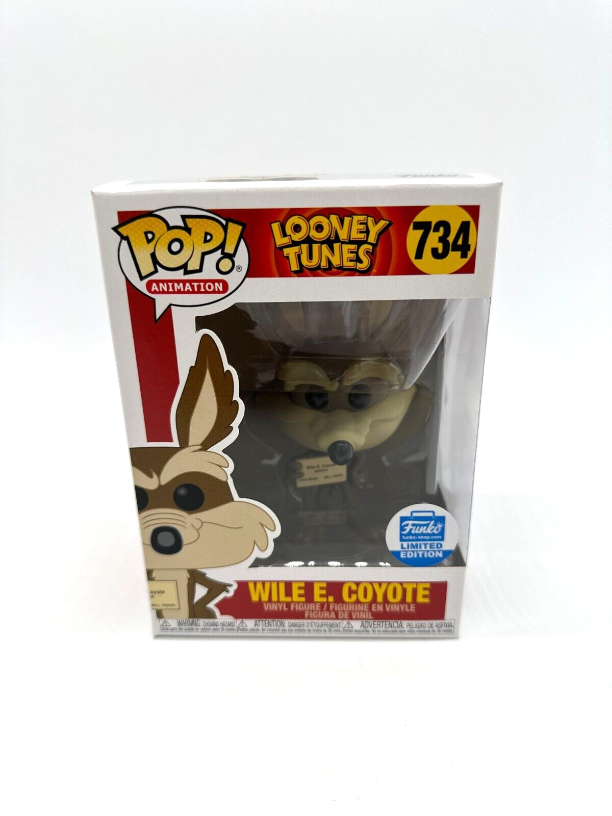 Funko Pop Looney Tunes Wile E. Coyote #734 Limited Edition Funko Shop Exclusive