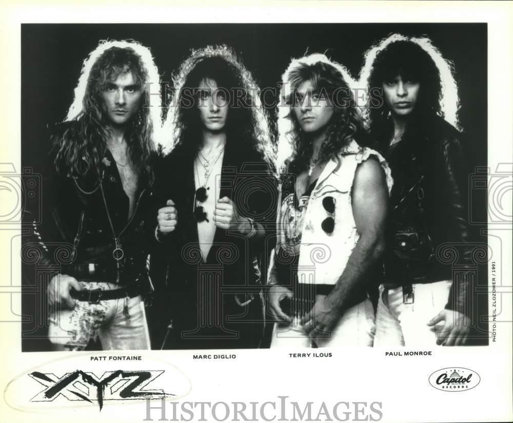 1991 Press Photo XYZ, Musical Group - sap48925