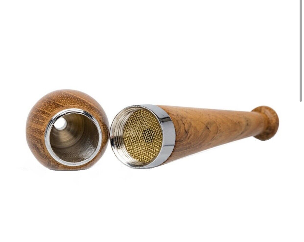 Zeppelin Wood Smoking Pipe Large CHERRY