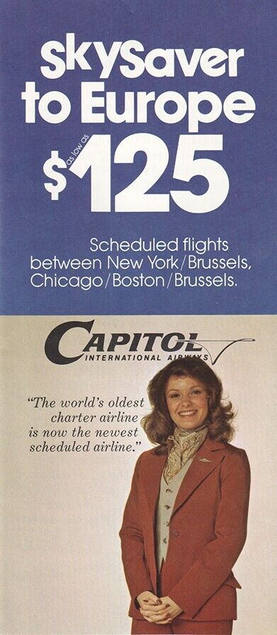 Capitol Air timetable 1979/05/05