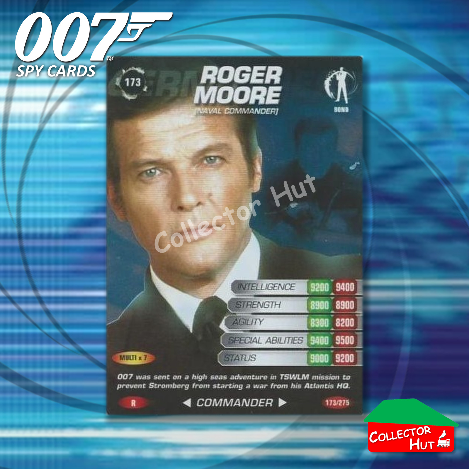 James Bond 007 Commander Spy Cards RARE, SUPER & ULTRA RARE R, SR, UR YOU CHOOSE
