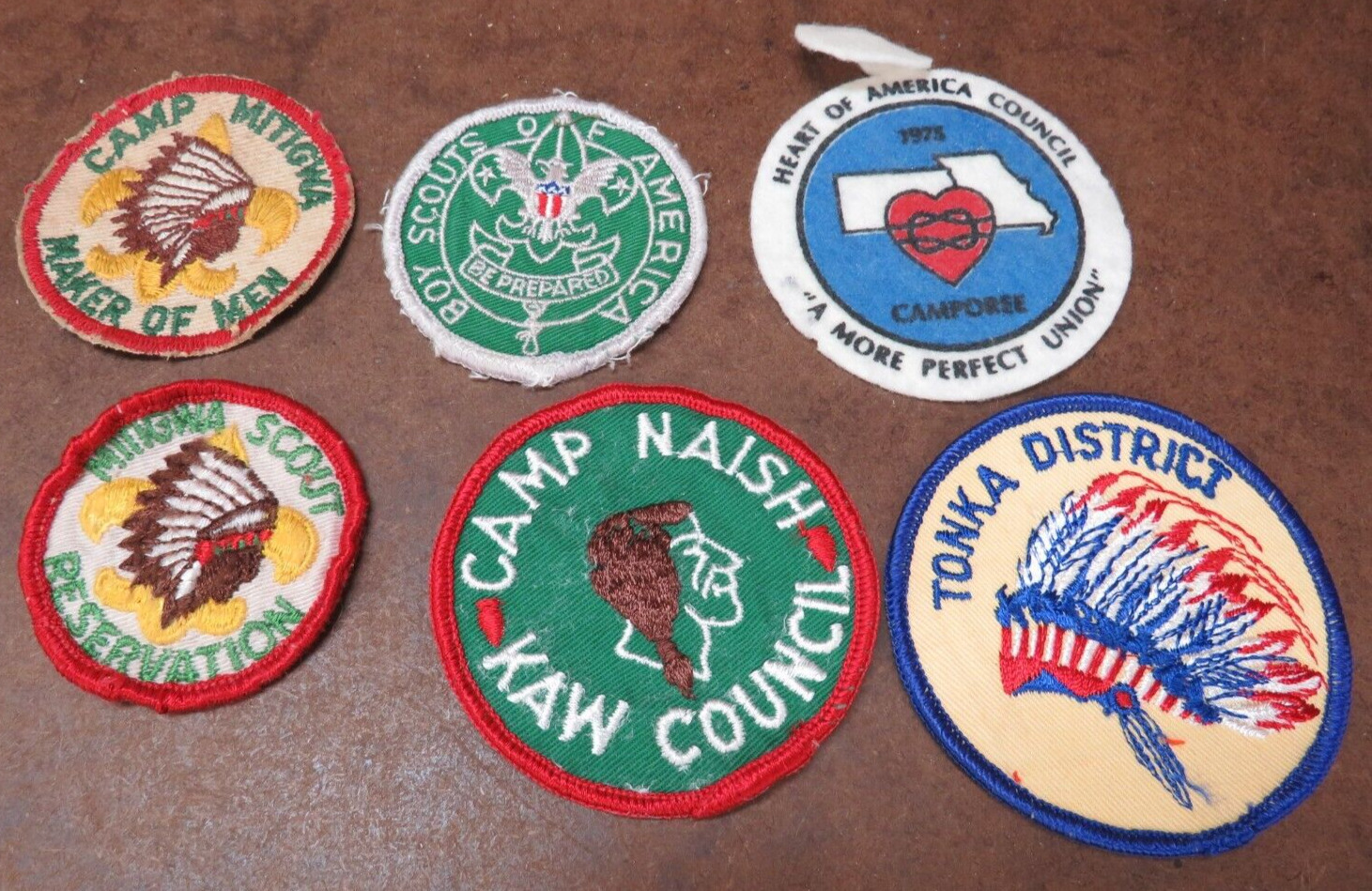 Vintage Official Boy Scouts of America Merit Badges Lot Reservation Indian Naish