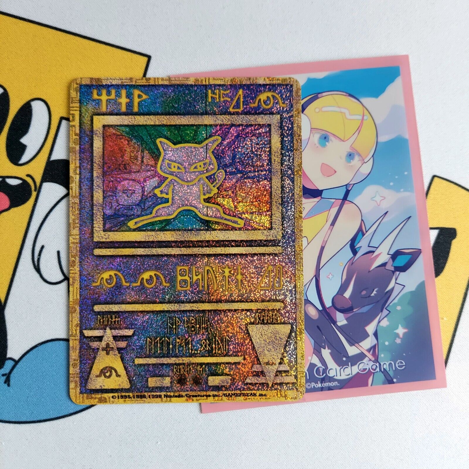 1999 Pokemon TCG WOTC Ancient Mew Nintedo Error Double Error Wotc card