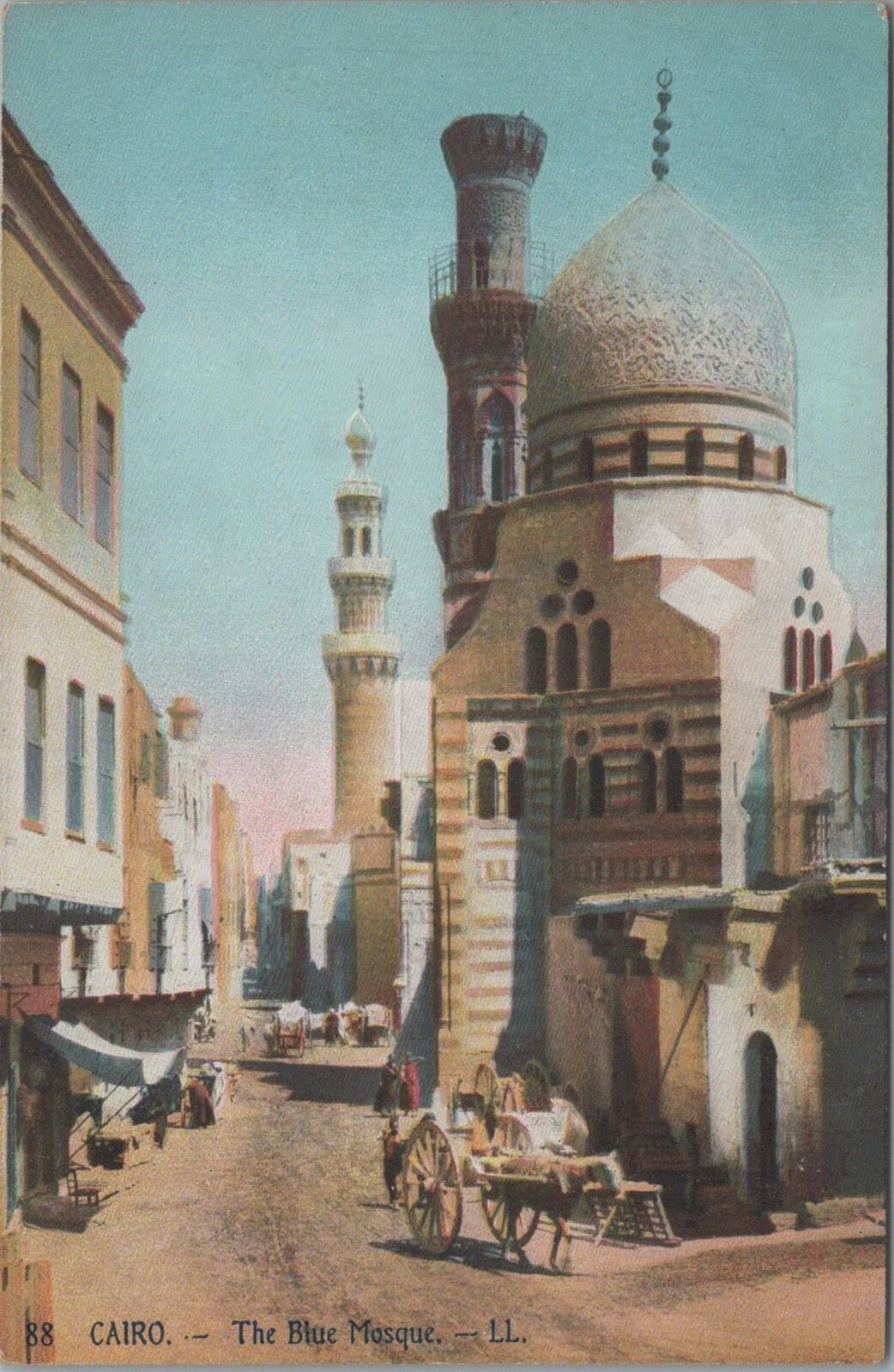 Postcard The Blue Mosque Cairo Egypt 