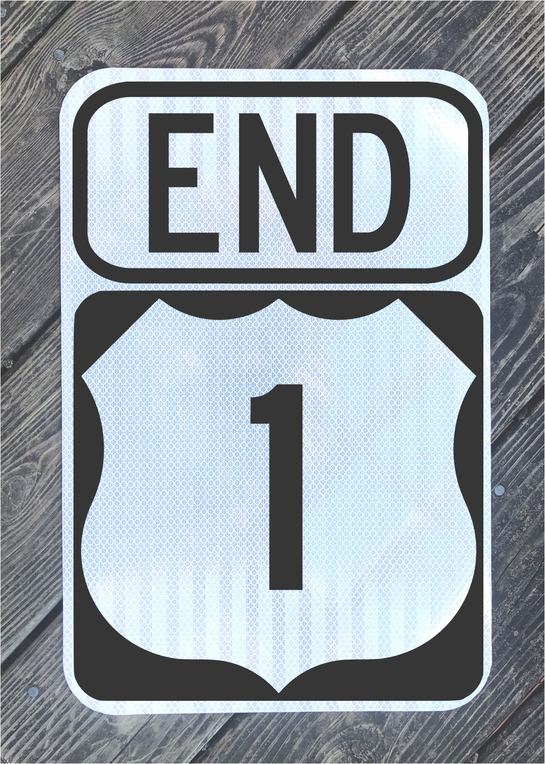 US Highway 1 END KEY WEST FLORIDA road sign 12\