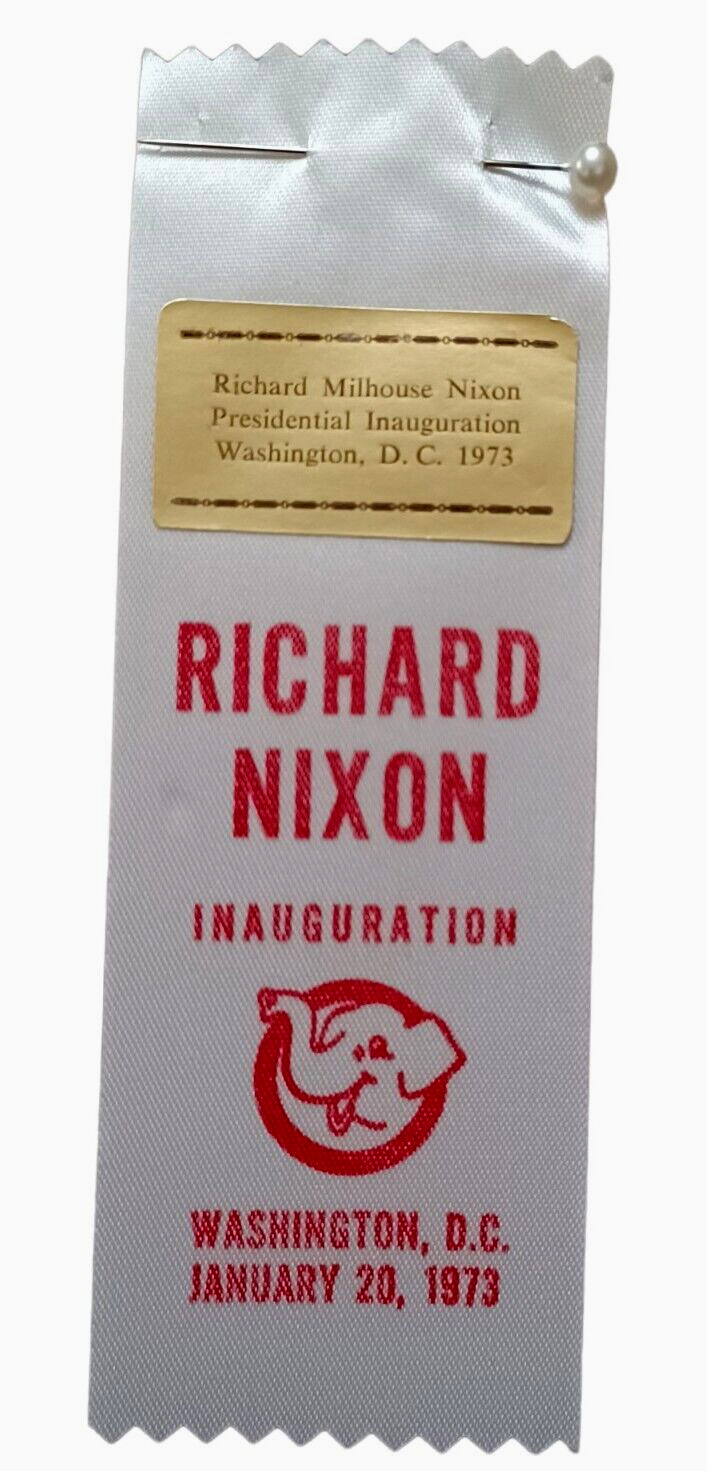 Richard Nixon 1973 47th Inauguration Ribbon January 1973 O5