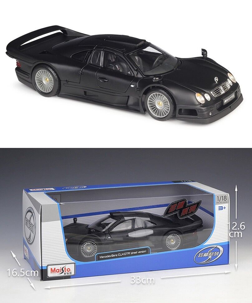 MAISTO 1:18 Benz CLK-GTR Alloy Diecast vehicle Car MODEL TOY Gift Collection