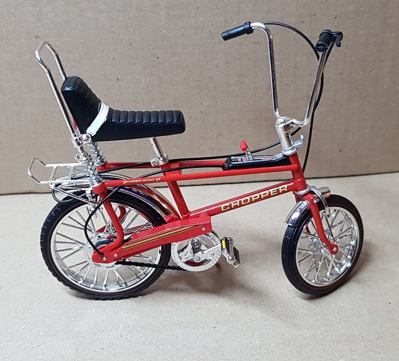 Raleigh Chopper Mk2 - Die Cast Model - infa red Chopper. Collectable..*great*:::