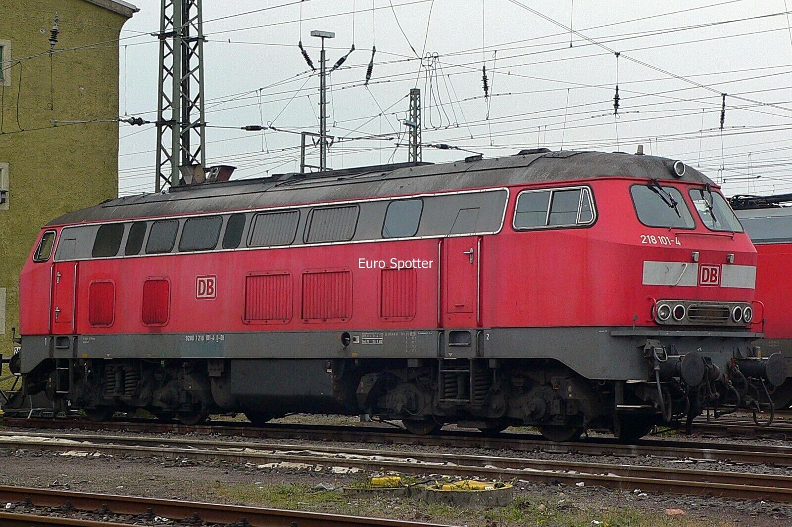 B120p 6x4 Glossy Photo DB Class 218 218101 @ Frankfurt (MB)