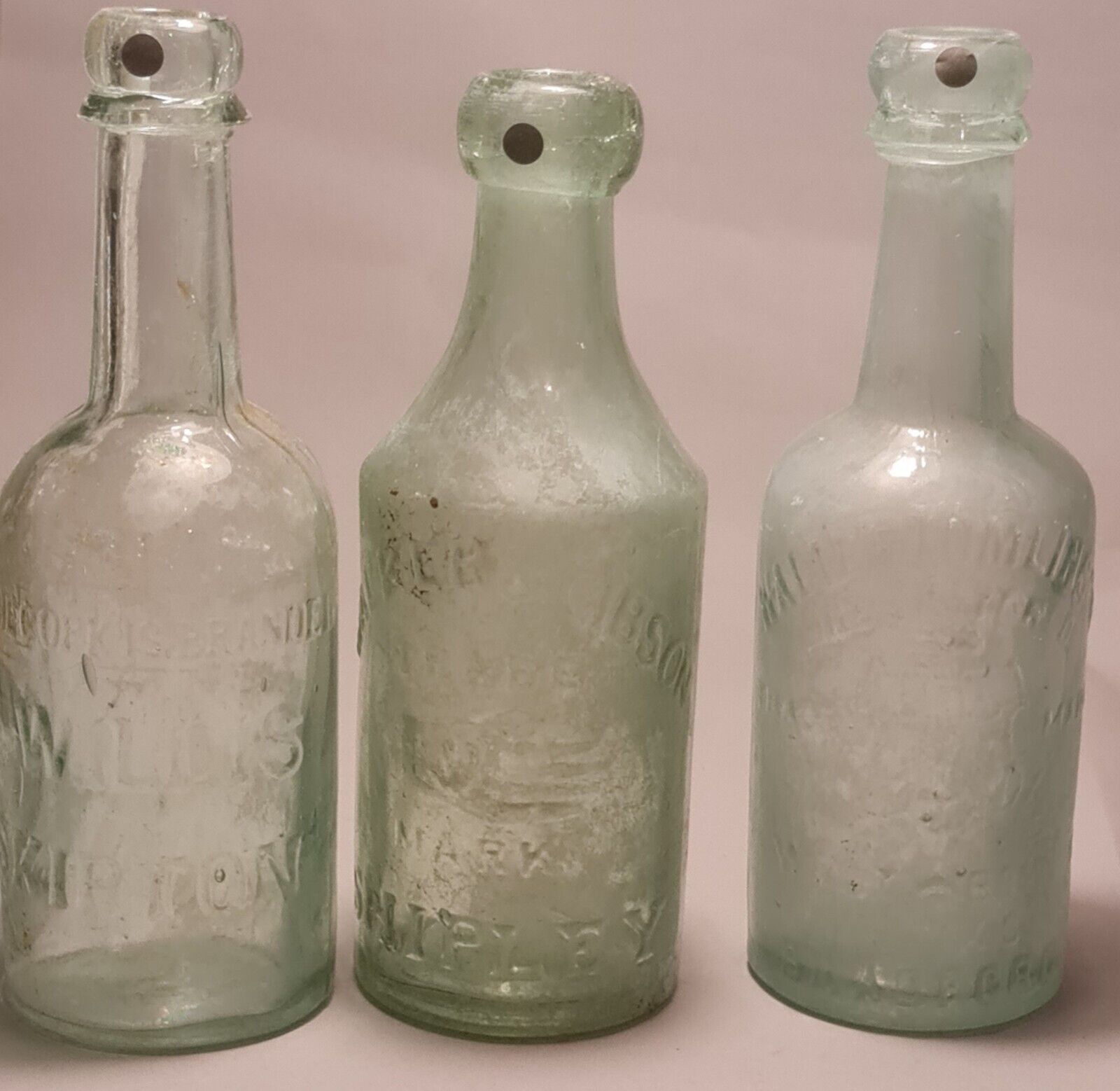 old vintage bottles