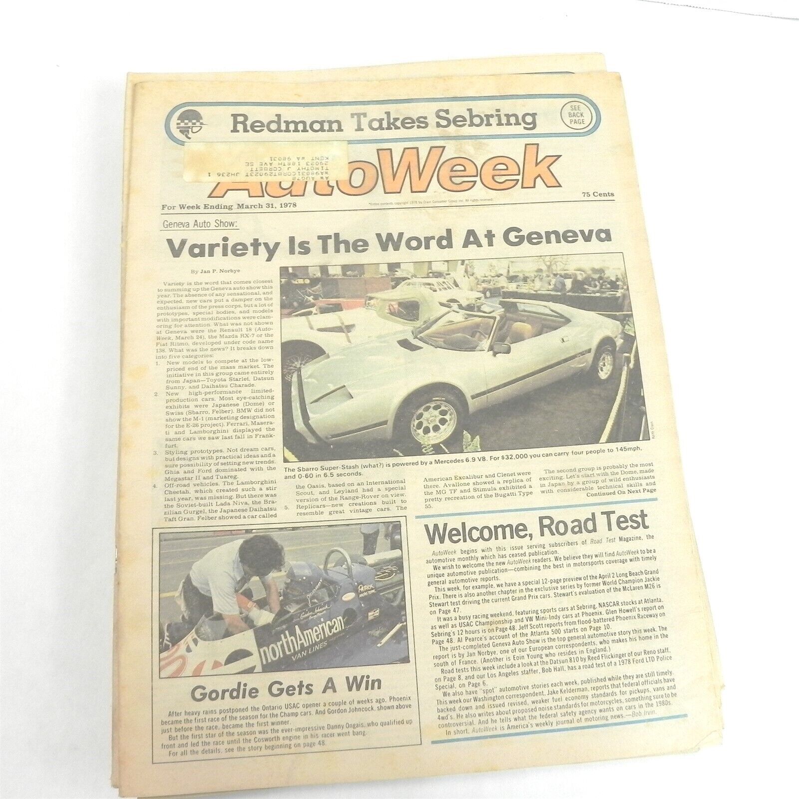 VINTAGE 1978 AUTO WEEK NEWSPAPER MAGAZINE LOT OF 50 ISSUED WEEKLY 11\