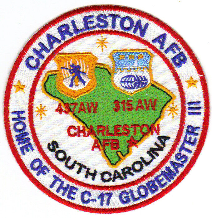 CHARLESTON AFB, SOUTH CAROLINA, HOME OF THE C-17 GLOBEMASTER III  Y